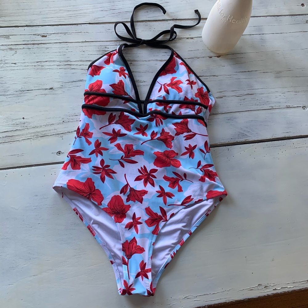 Cupshe floral one piece bathing suit
